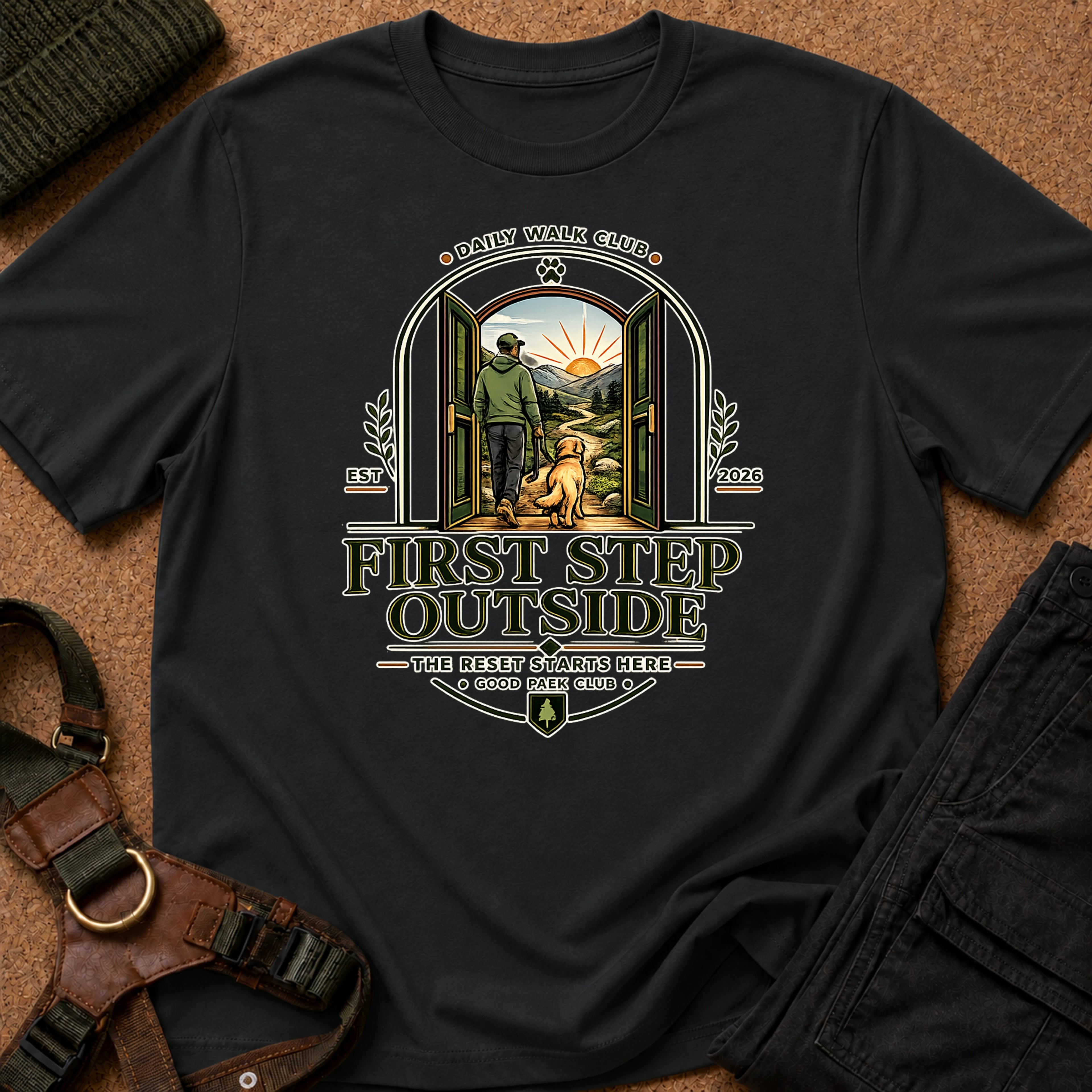 First Step Outside Tee