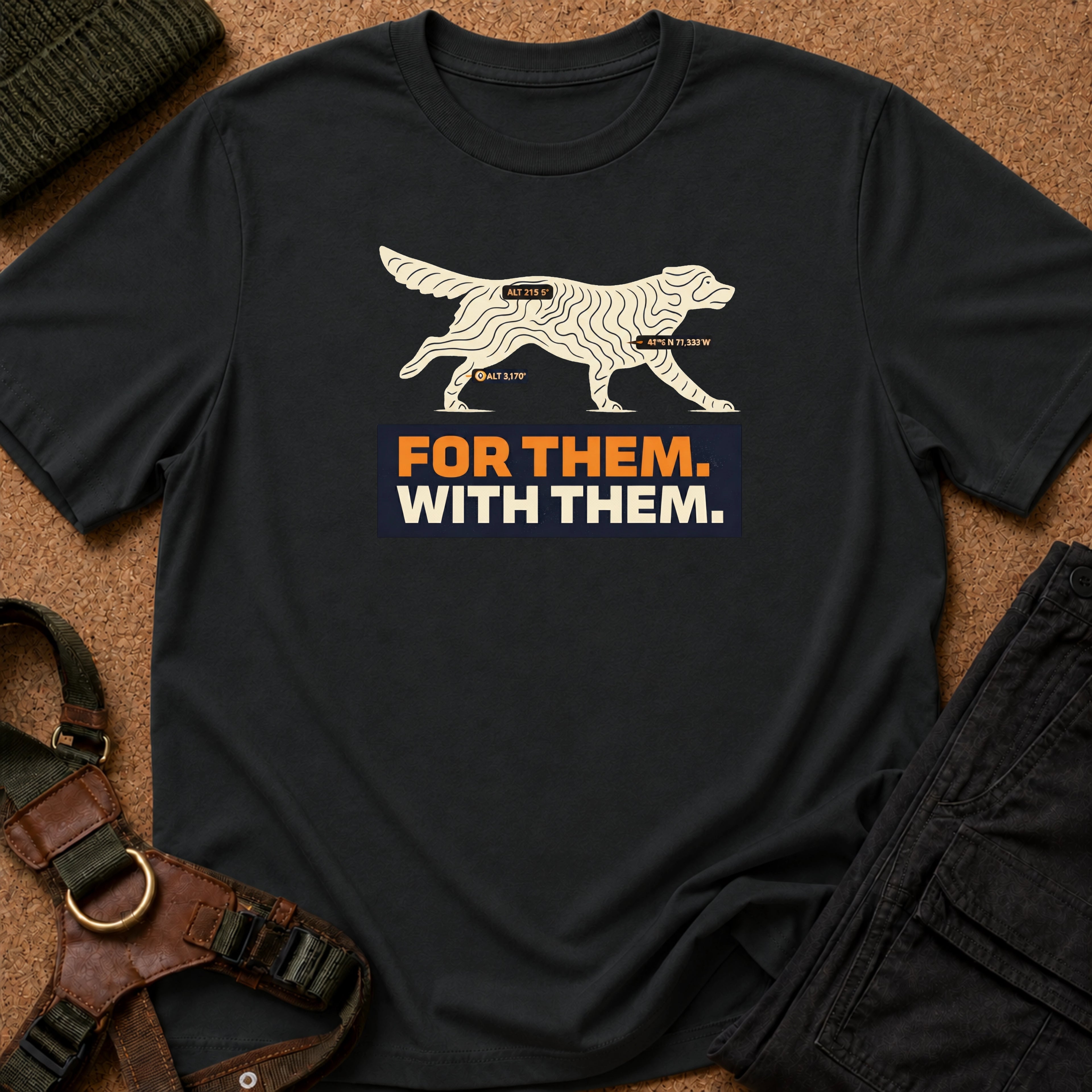 For Them. With Them. Tee