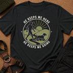 He Keeps Me Going Tee