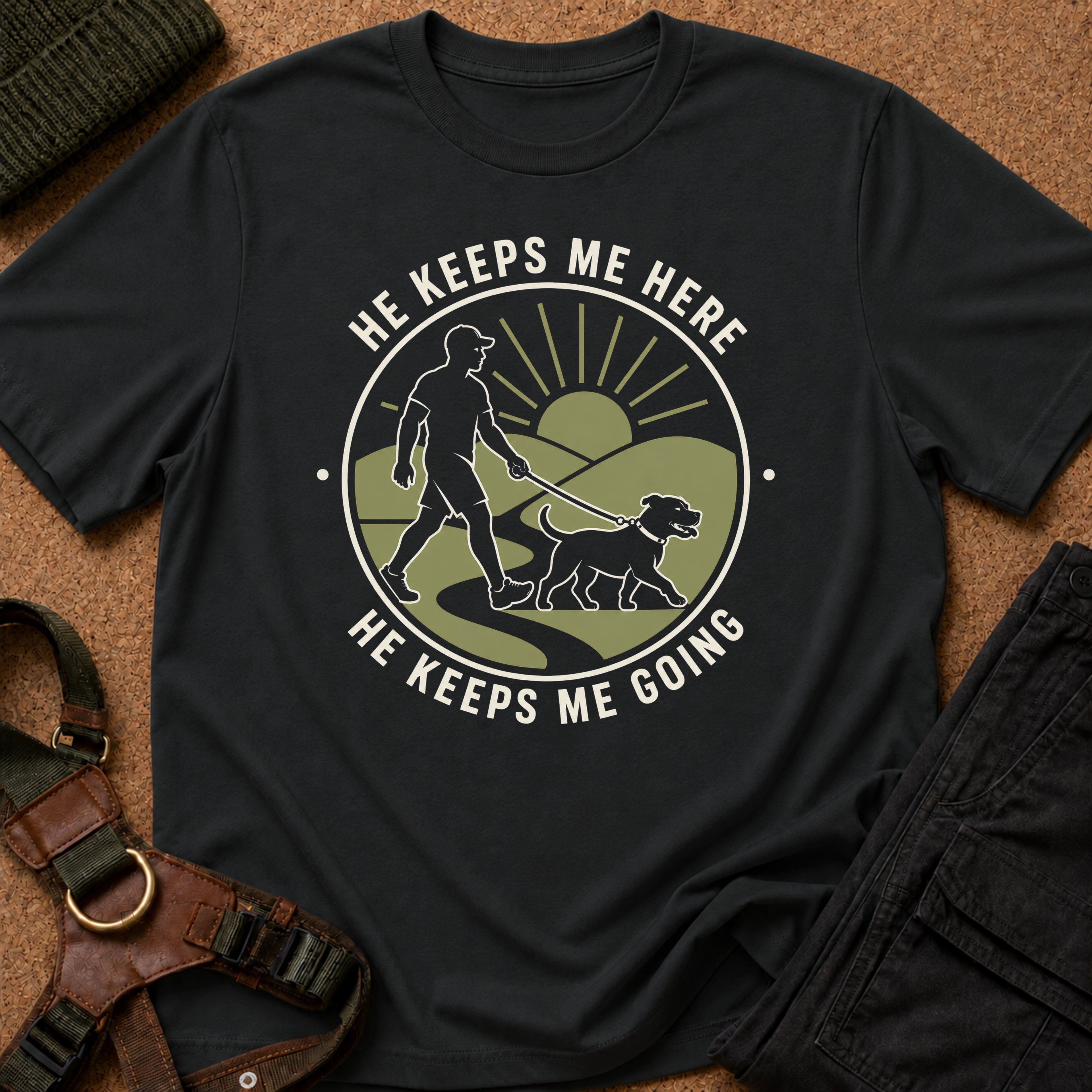 He Keeps Me Going Tee
