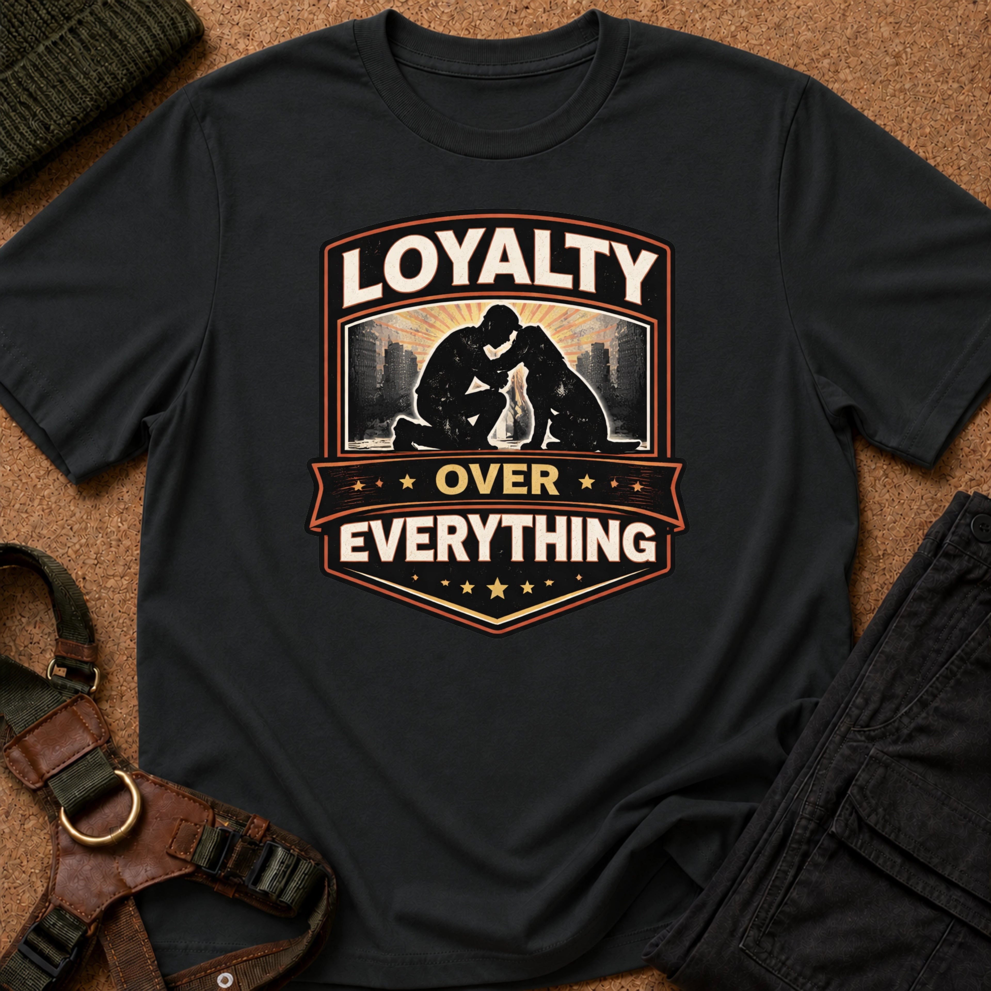 Loyalty Over Everything Crest Tee