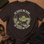 He Keeps Me Going Tee