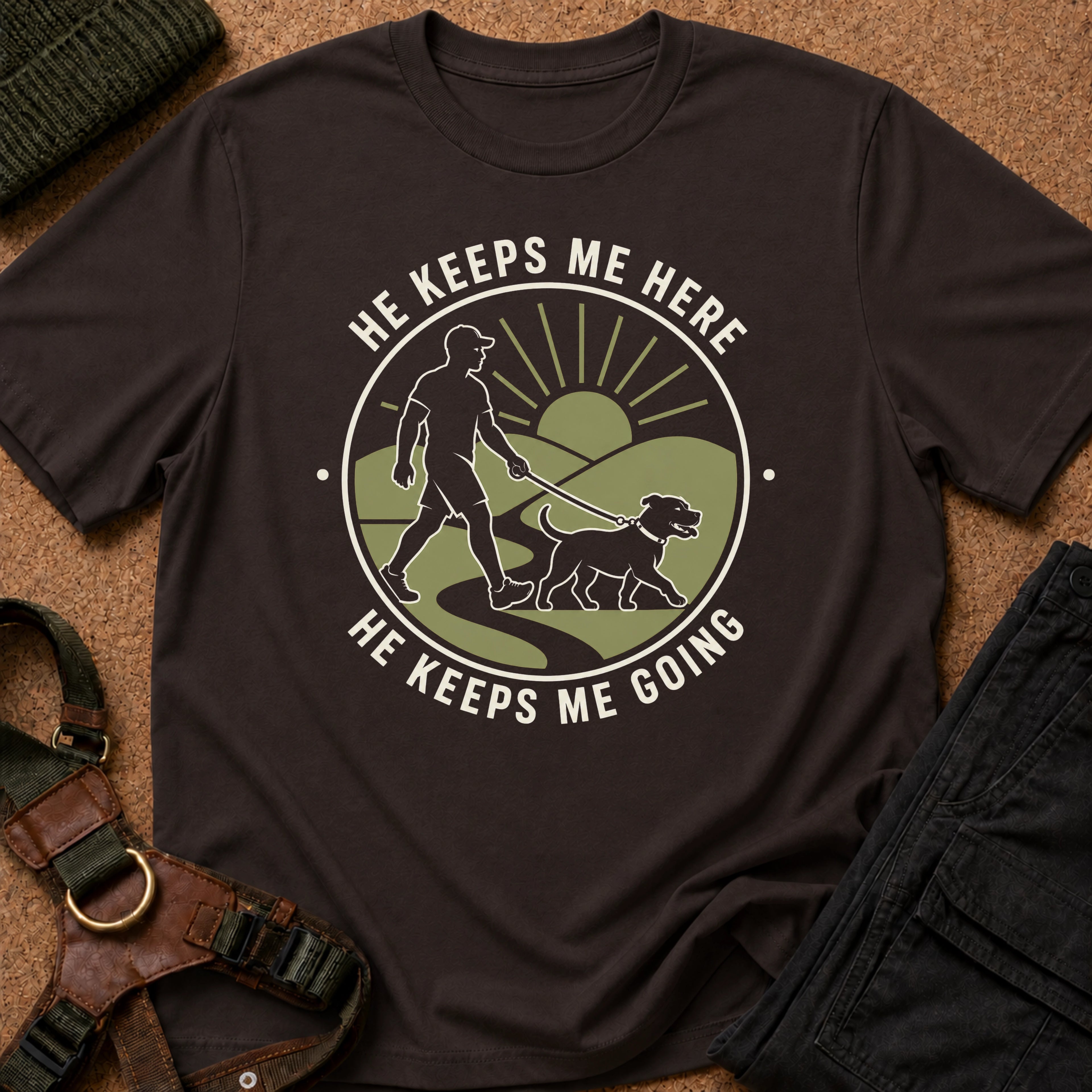 He Keeps Me Going Tee