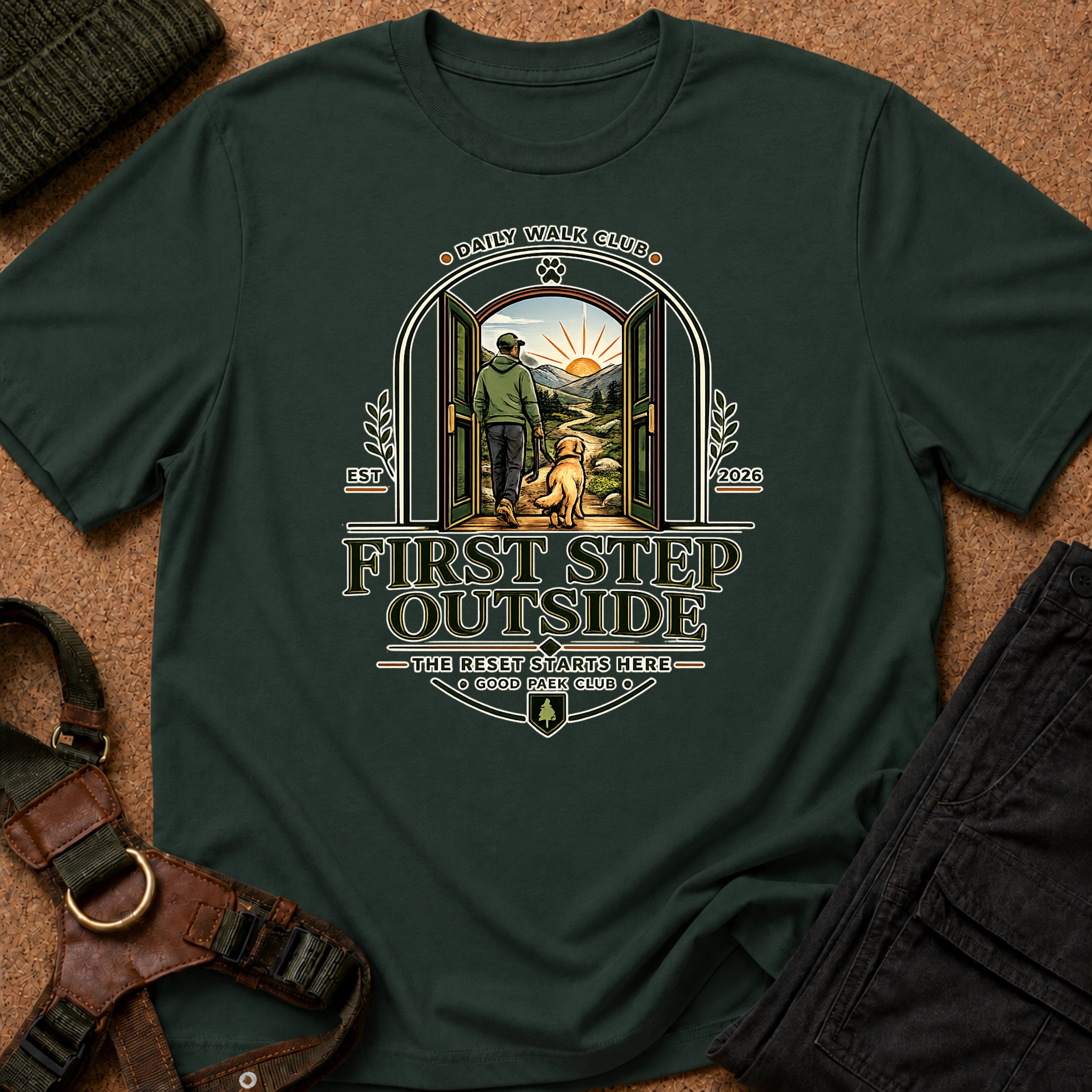 First Step Outside Tee
