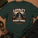 Loyalty Over Everything Crest Tee