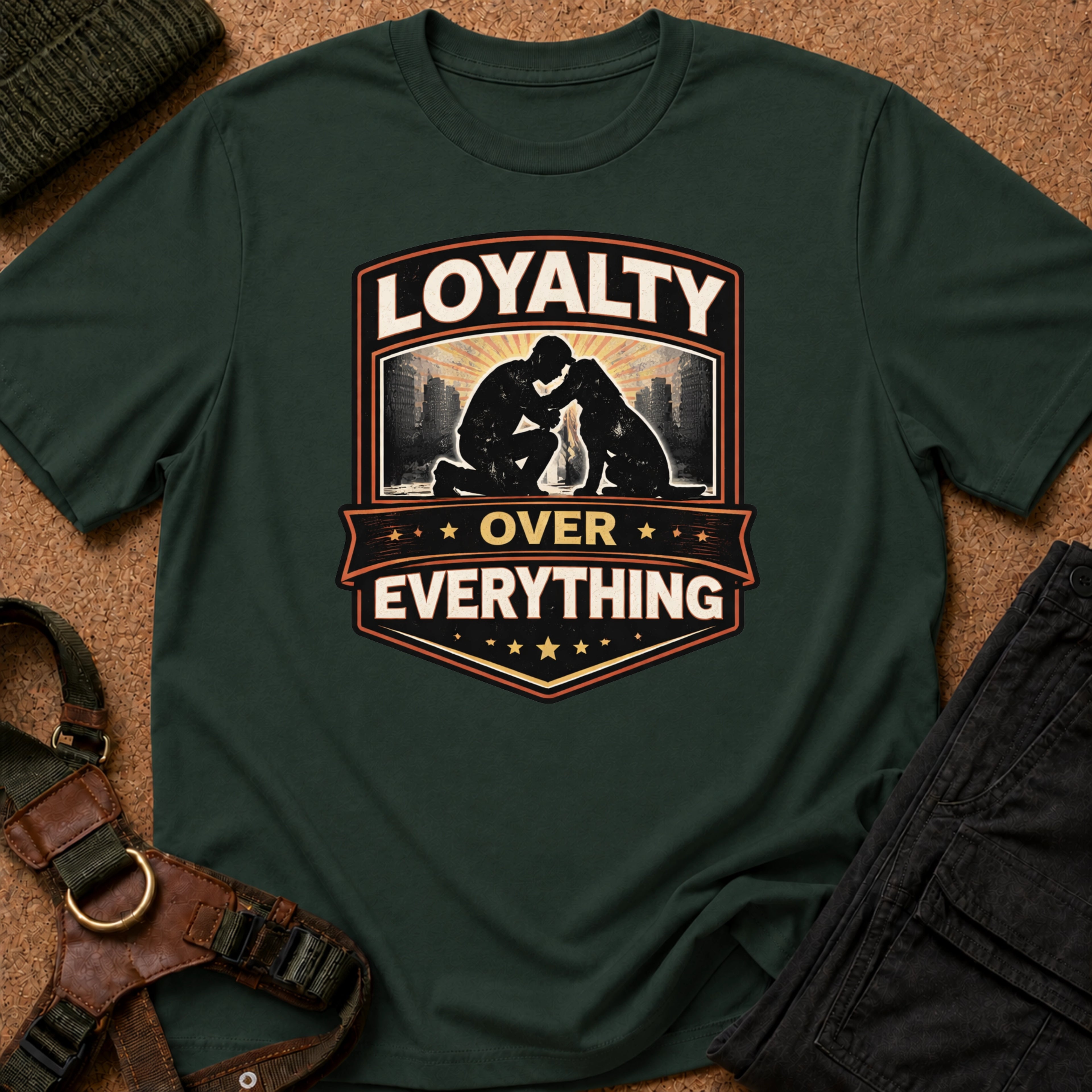 Loyalty Over Everything Crest Tee