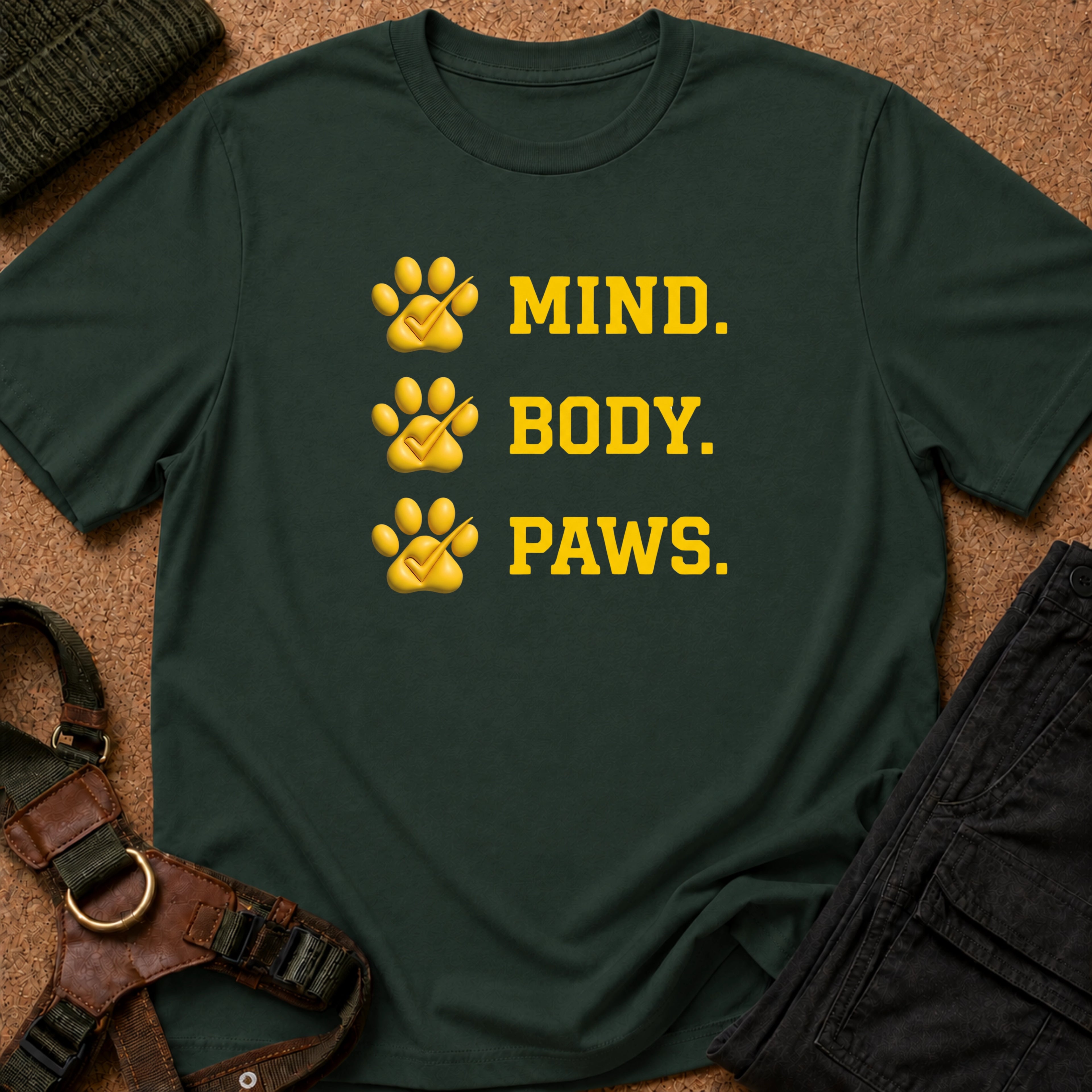 Mind Body Paws Tee