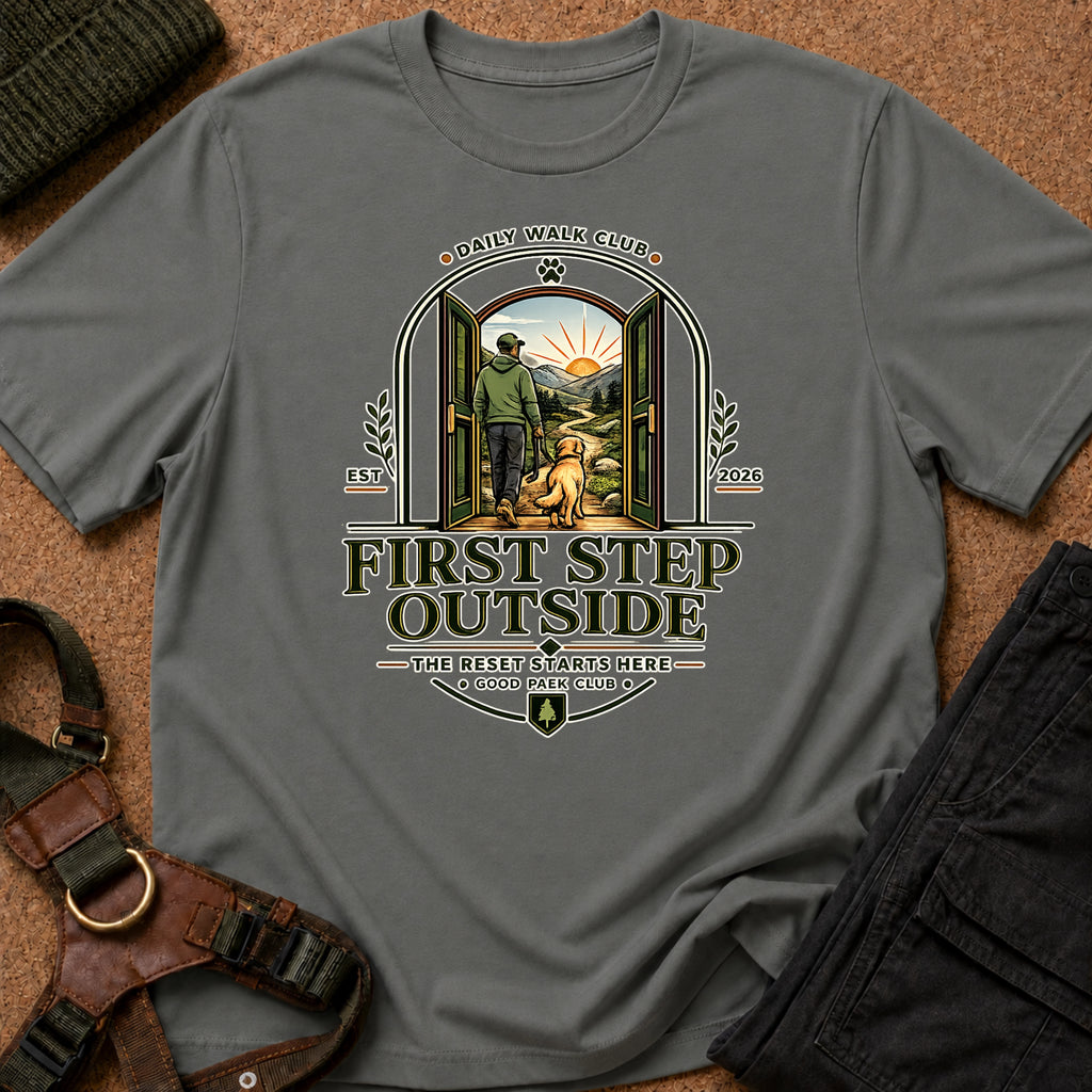 First Step Outside Tee
