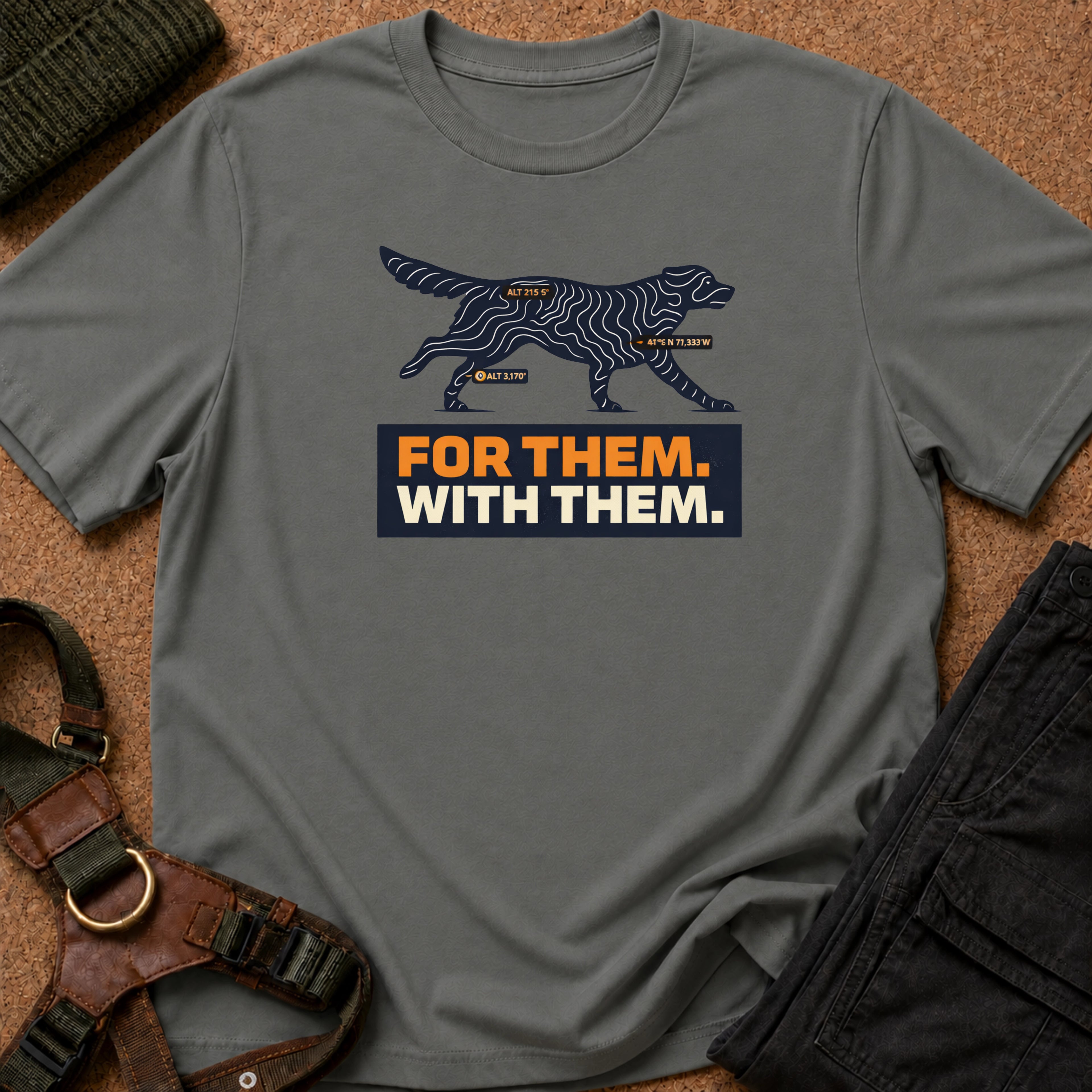 For Them. With Them. Tee
