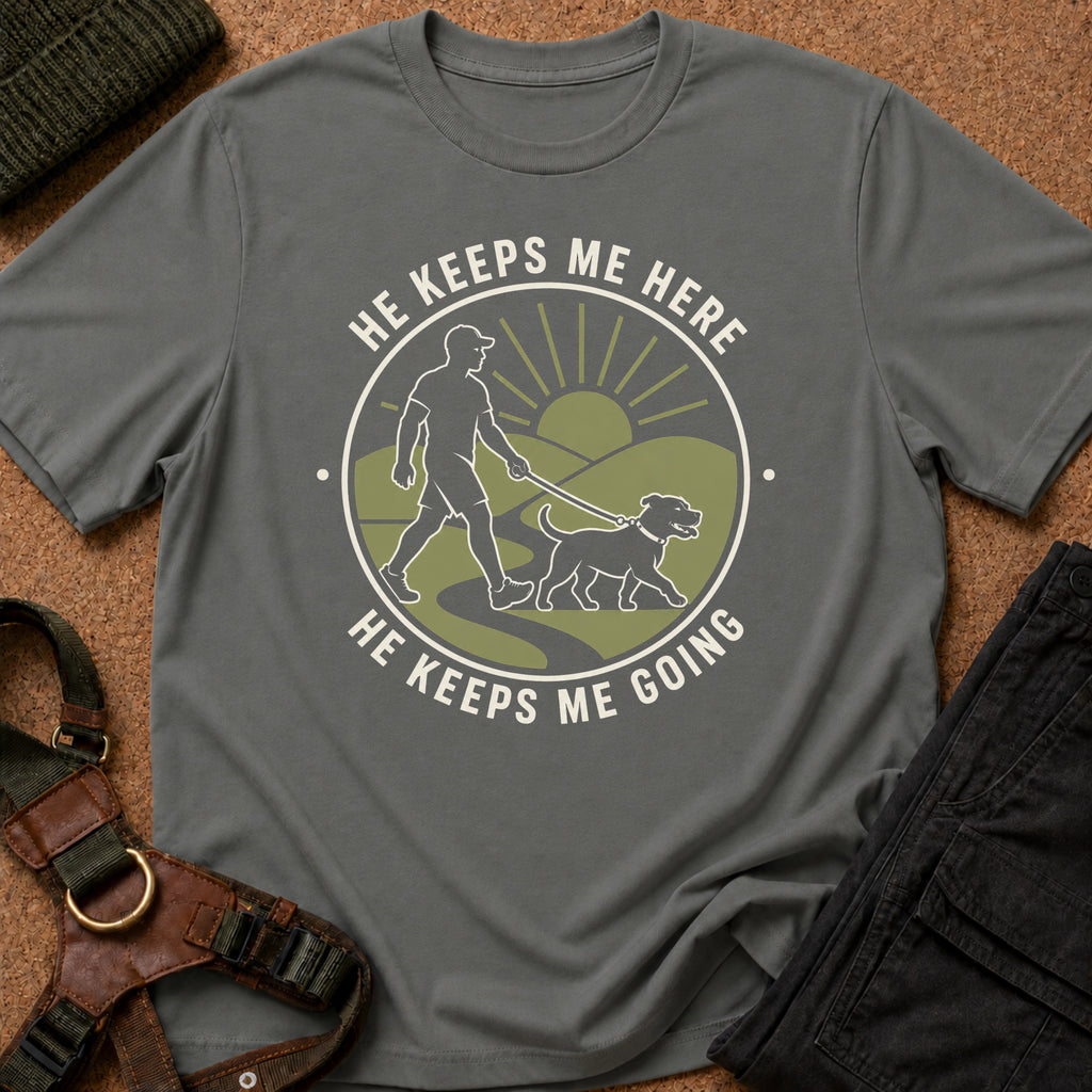He Keeps Me Going Tee