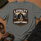 Loyalty Over Everything Crest Tee