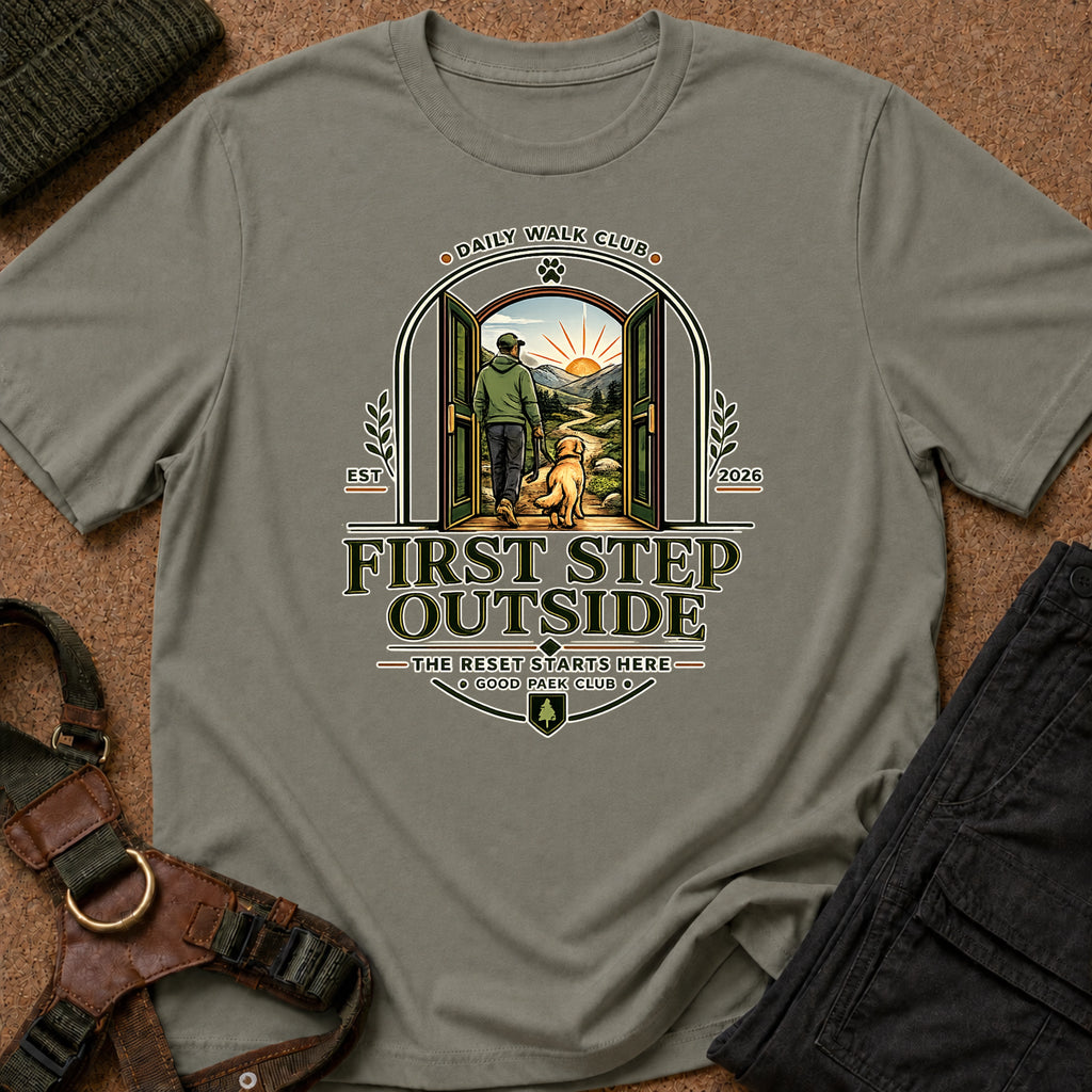 First Step Outside Tee