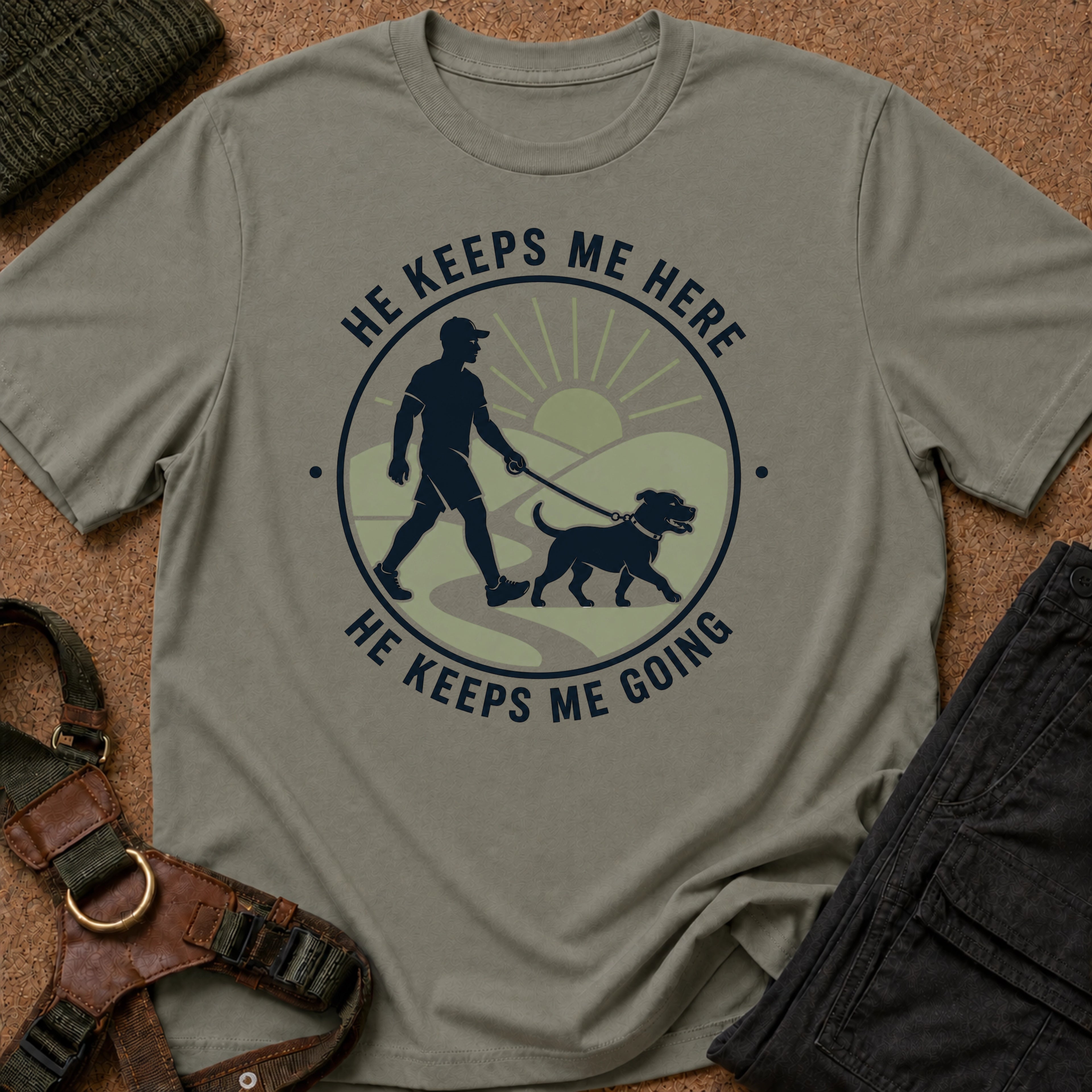 He Keeps Me Going Tee