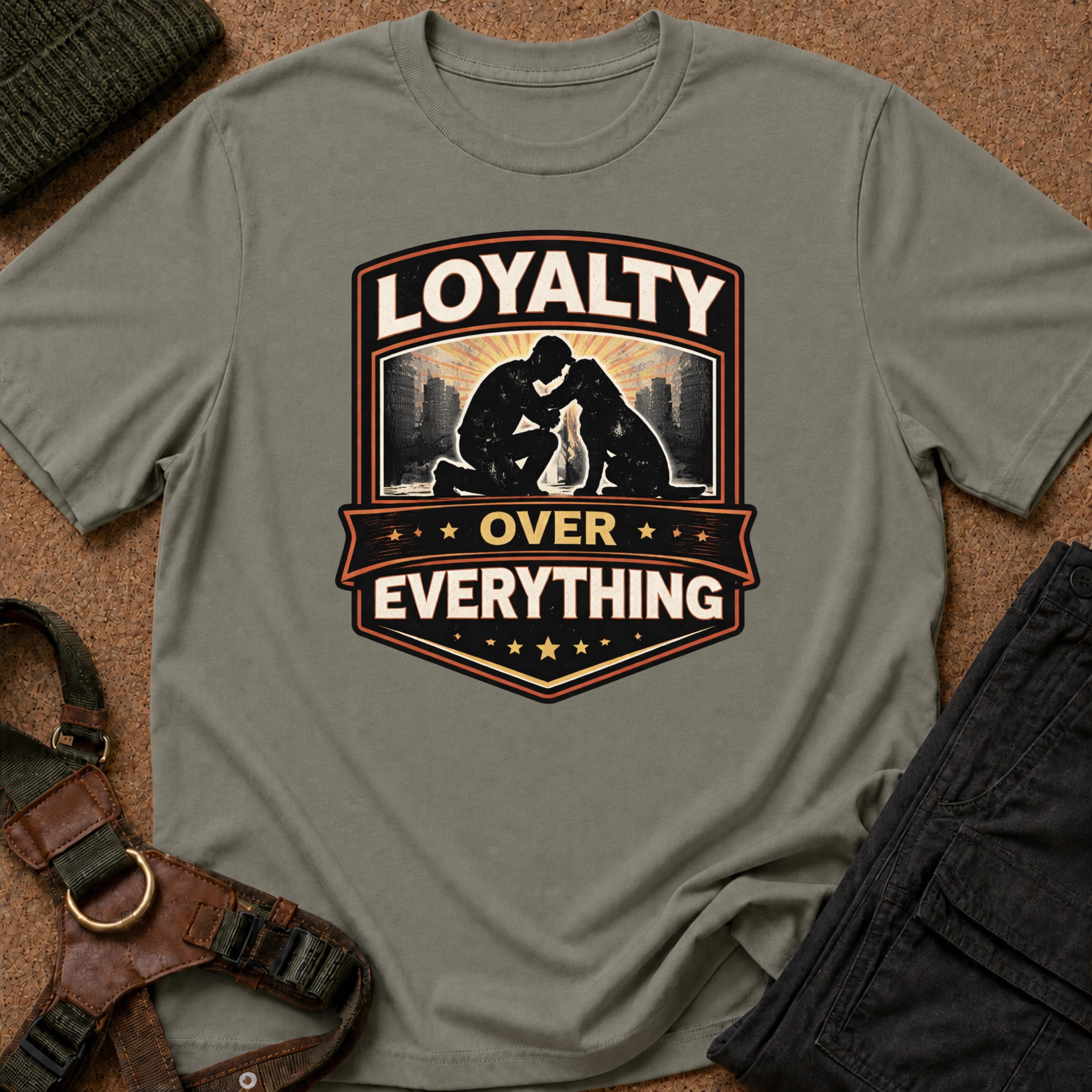 Loyalty Over Everything Crest Tee