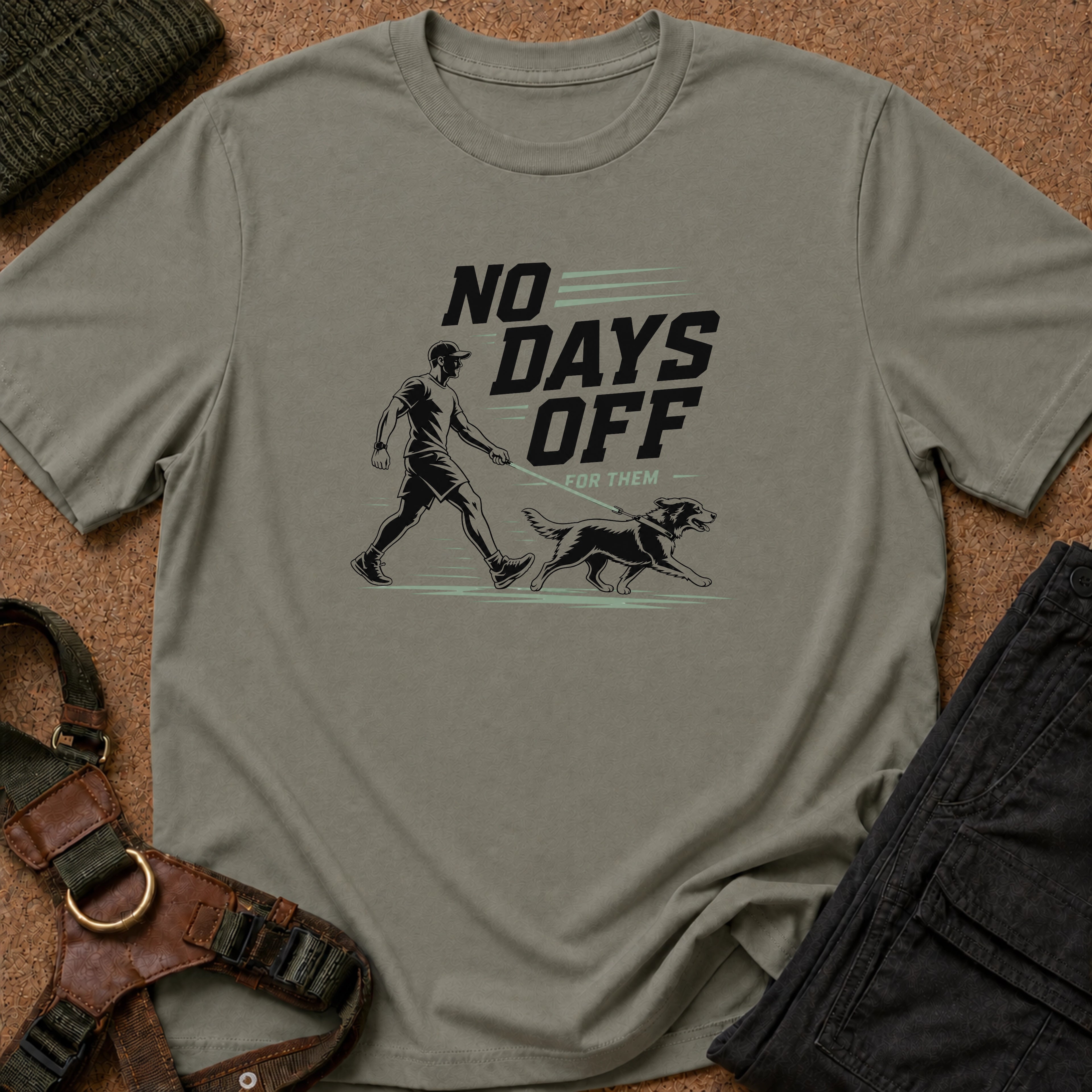 No Days Off - Camiseta masculina