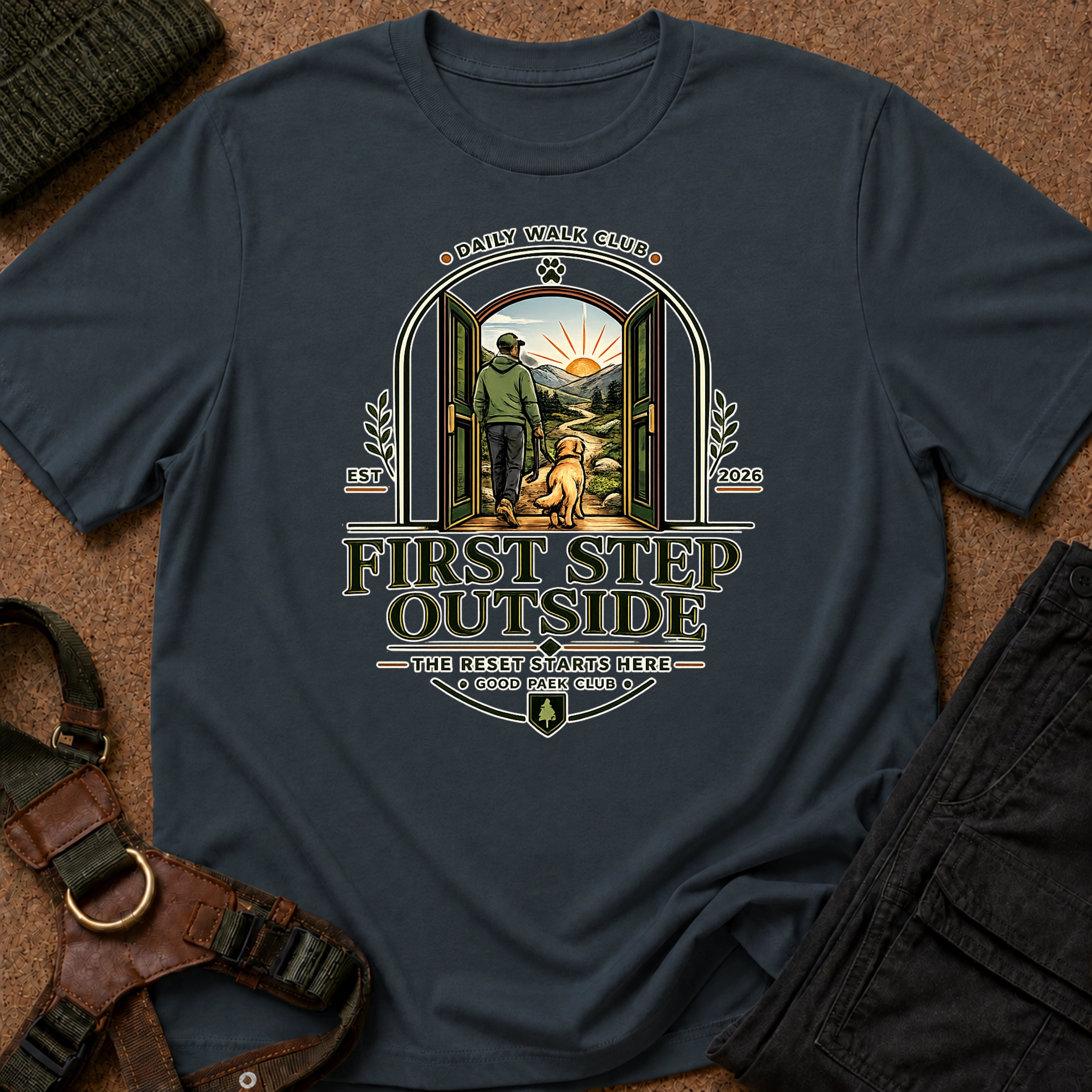 First Step Outside Tee