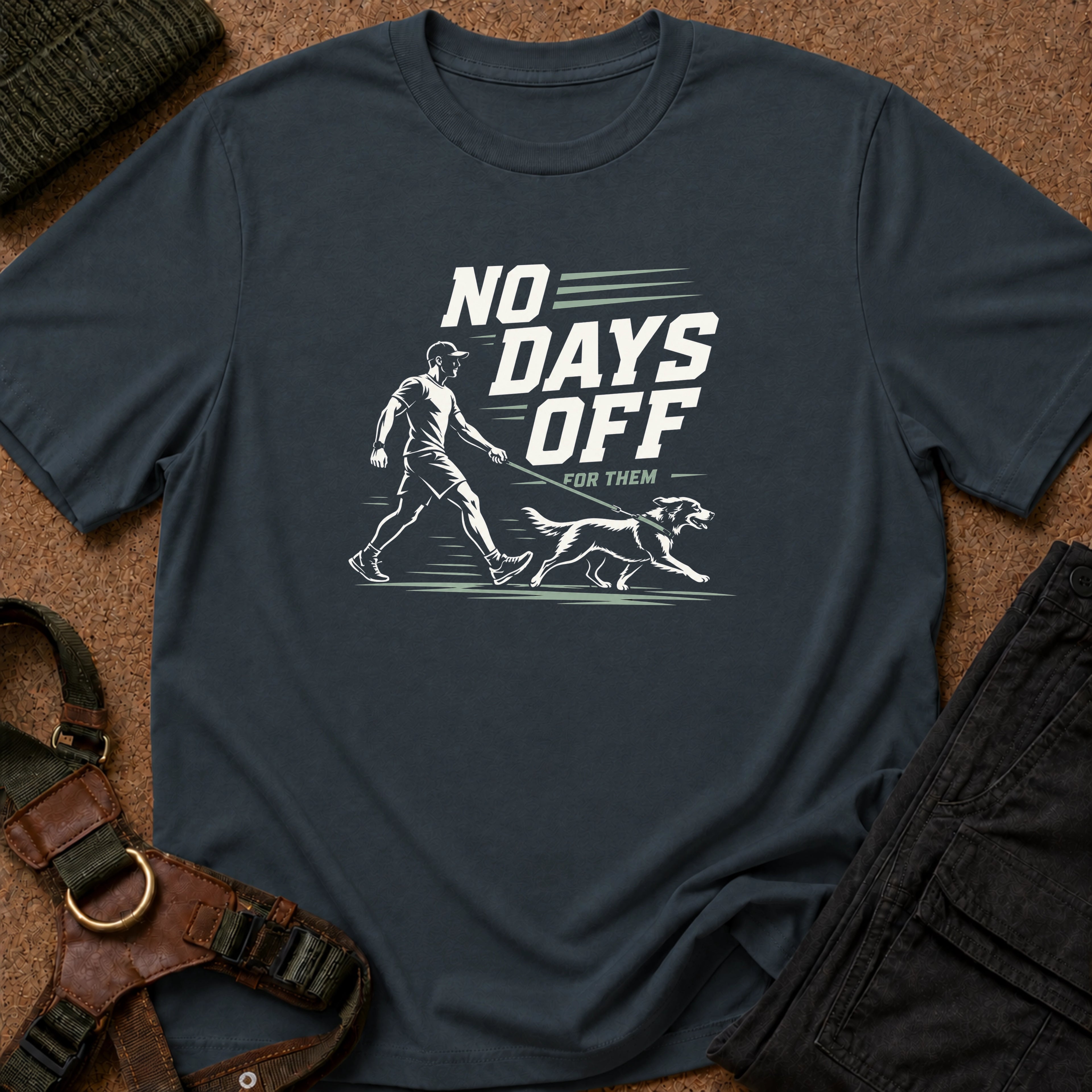 No Days Off - Camiseta masculina