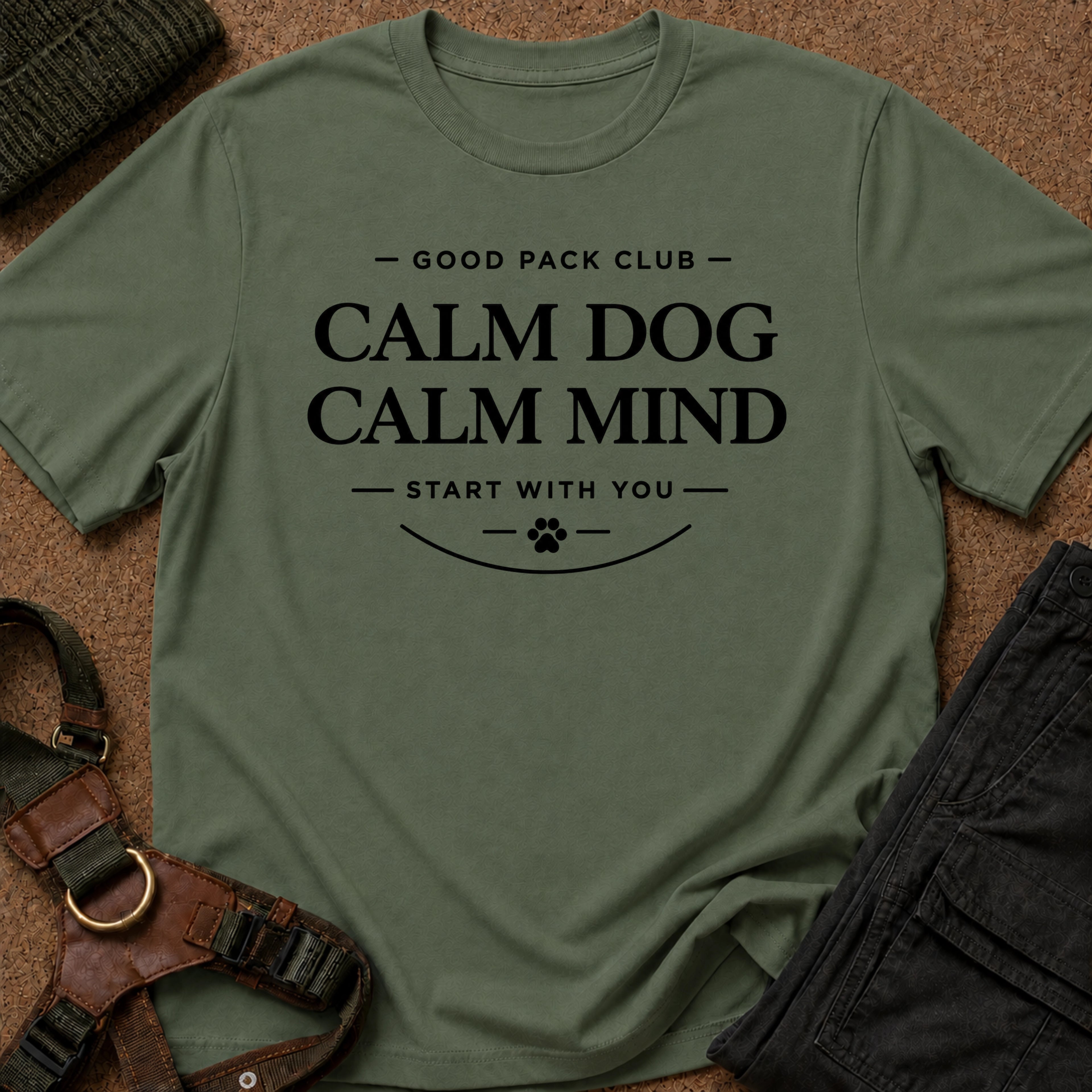 Calm Dog Calm Mind Tee
