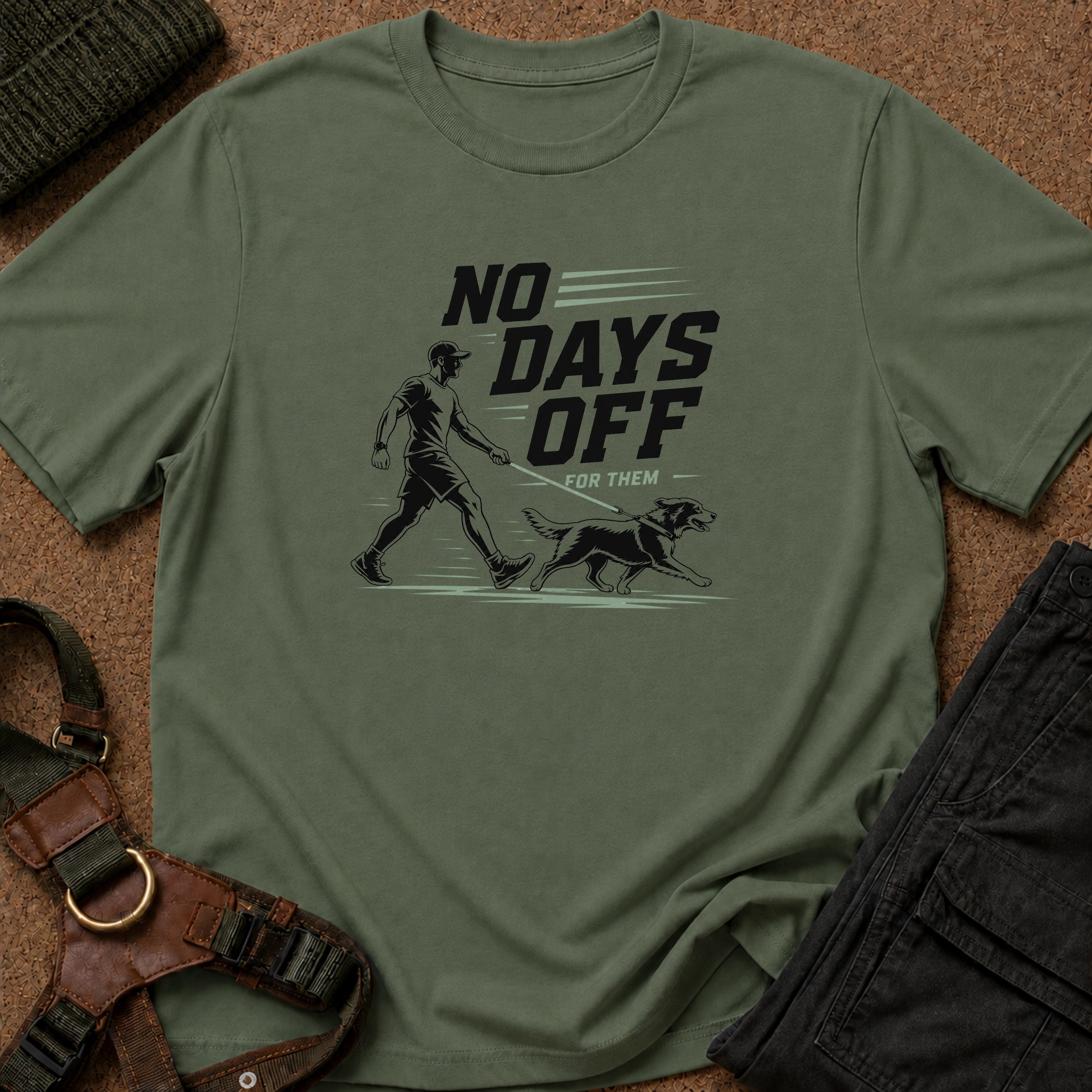 No Days Off - Camiseta masculina