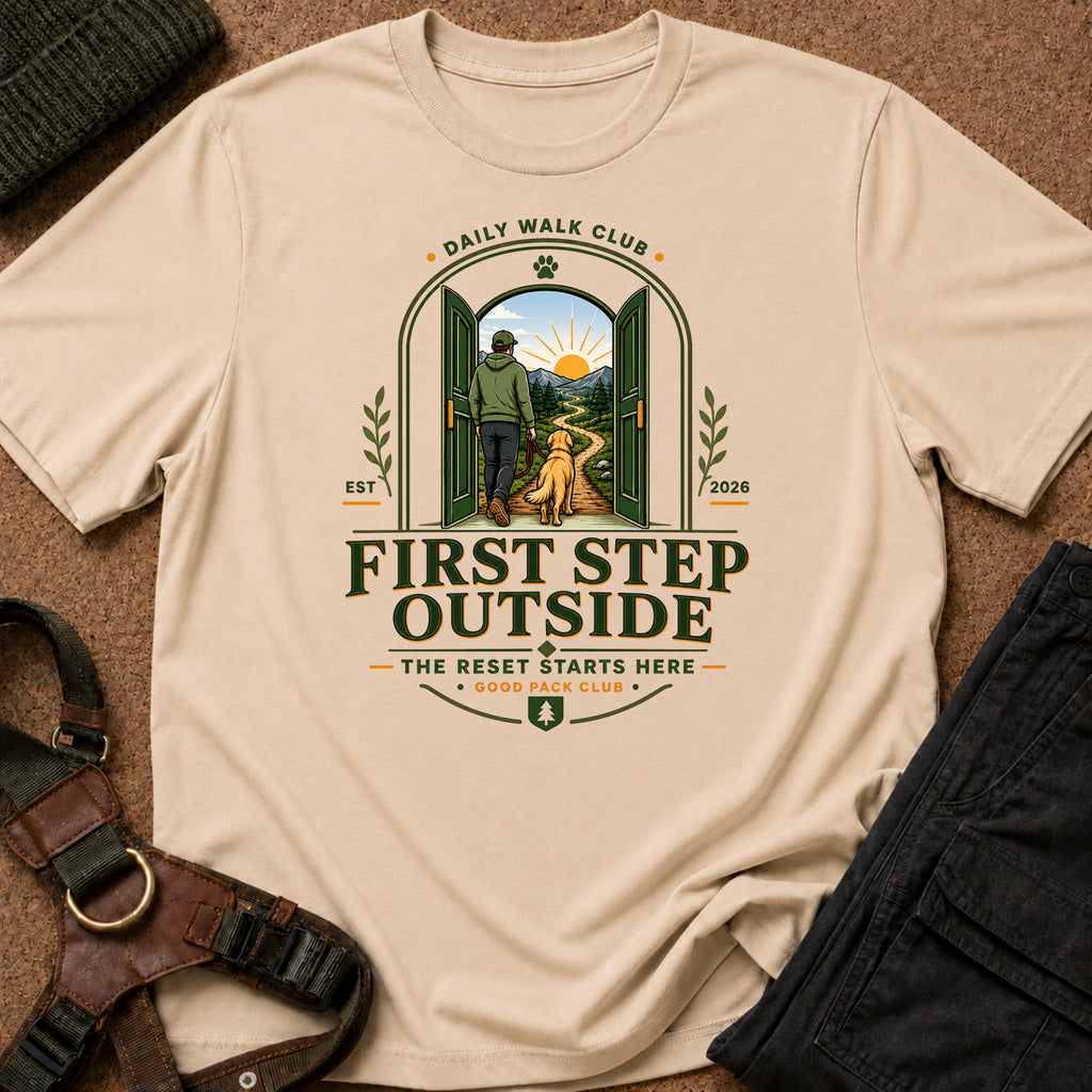 First Step Outside Tee