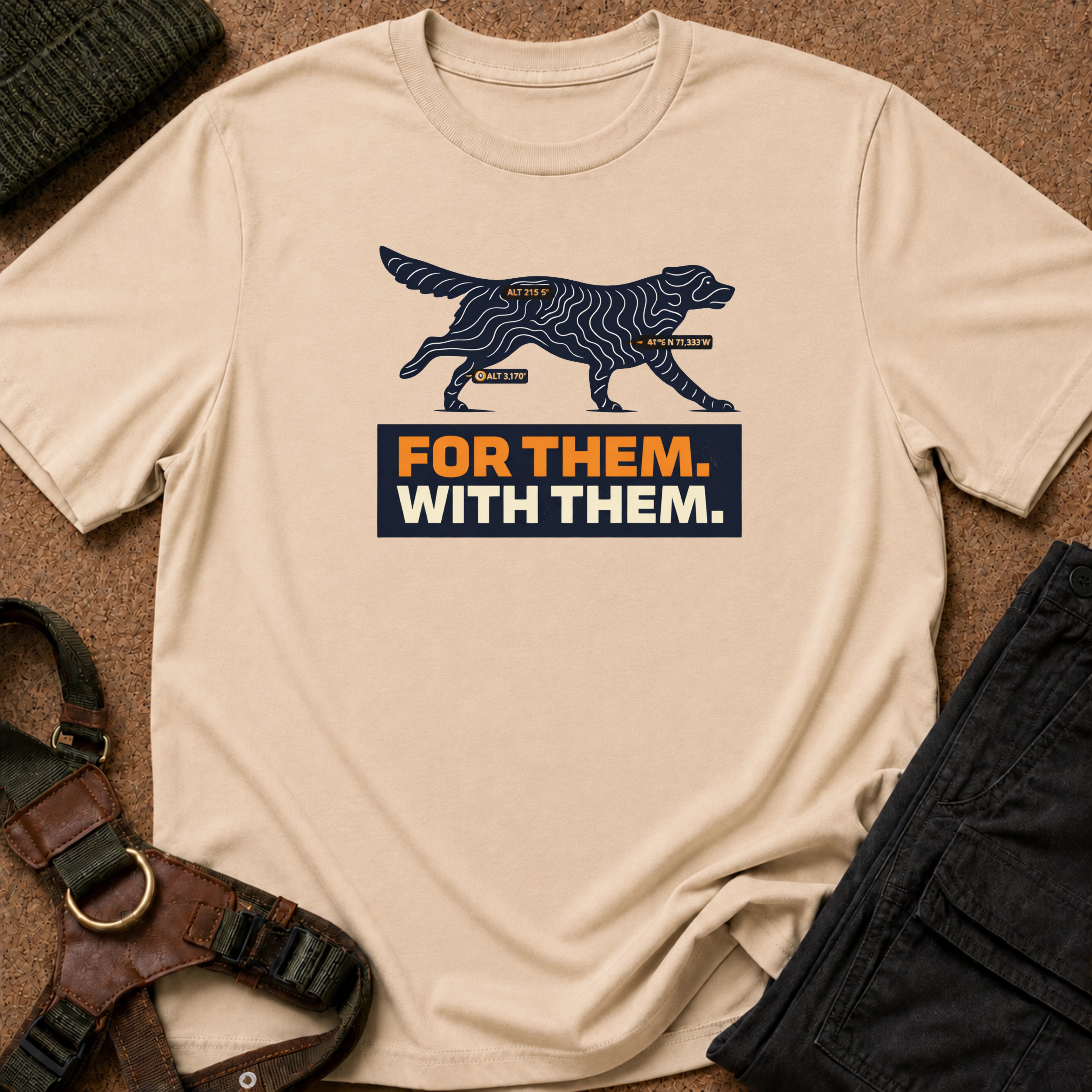 For Them. With Them. Tee