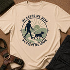 He Keeps Me Going Tee