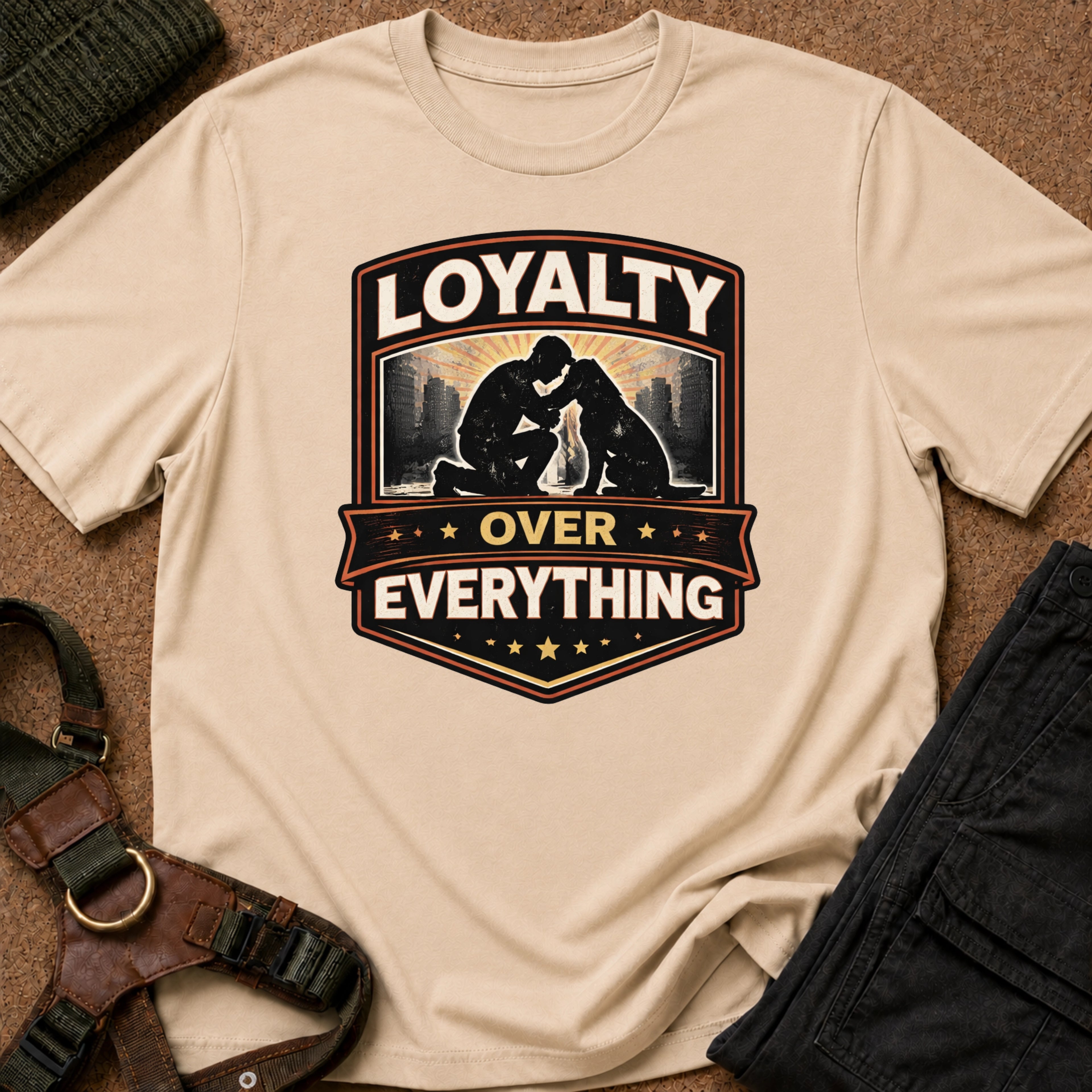 Loyalty Over Everything Crest Tee