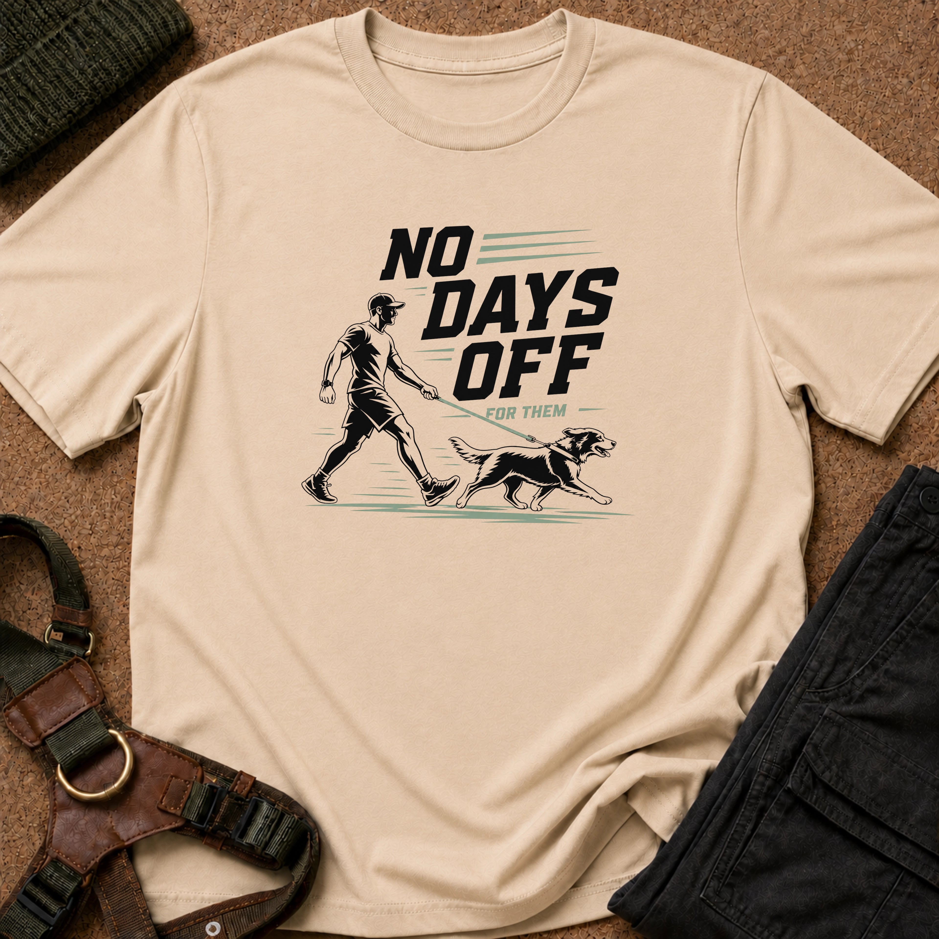 No Days Off - Camiseta masculina