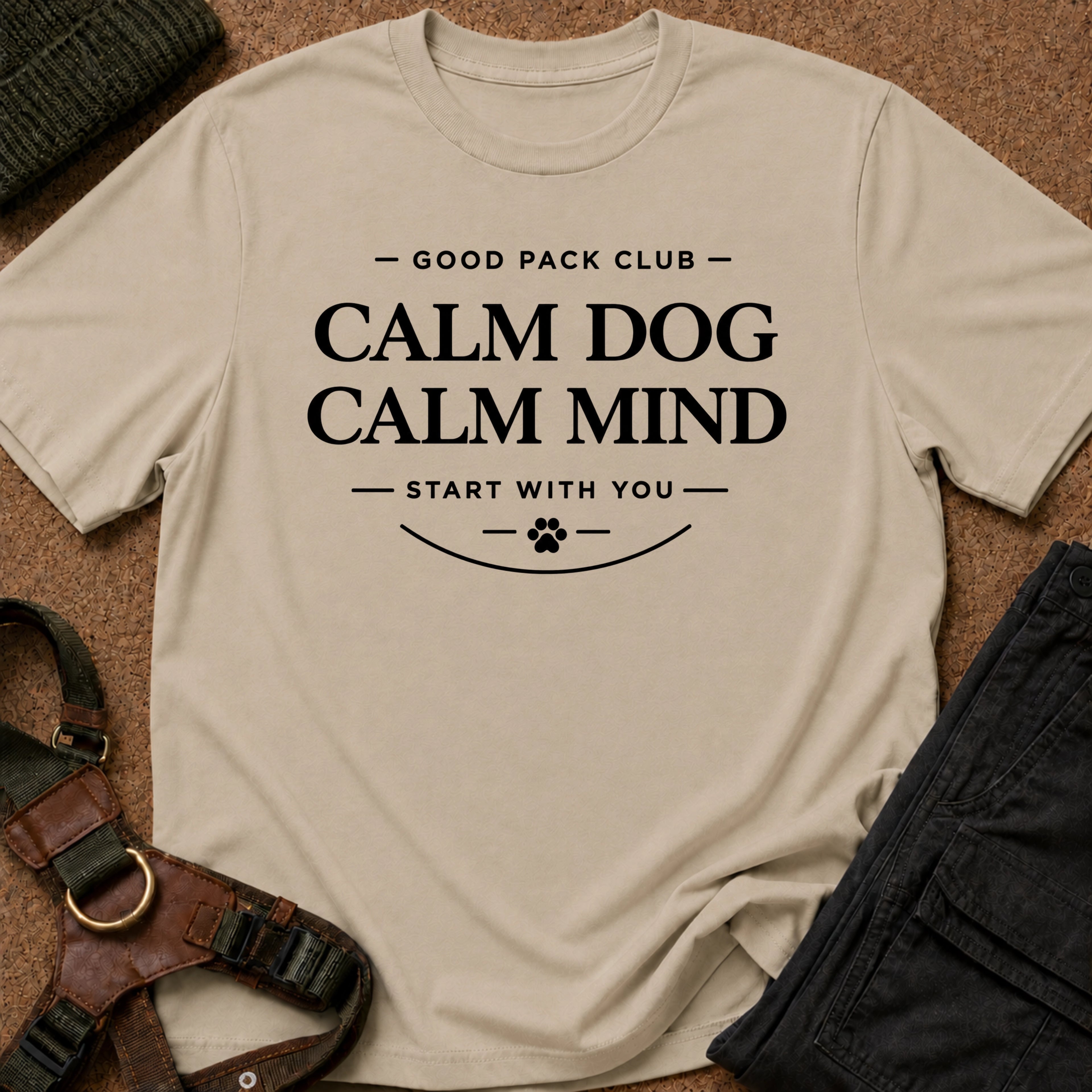 Calm Dog Calm Mind Tee