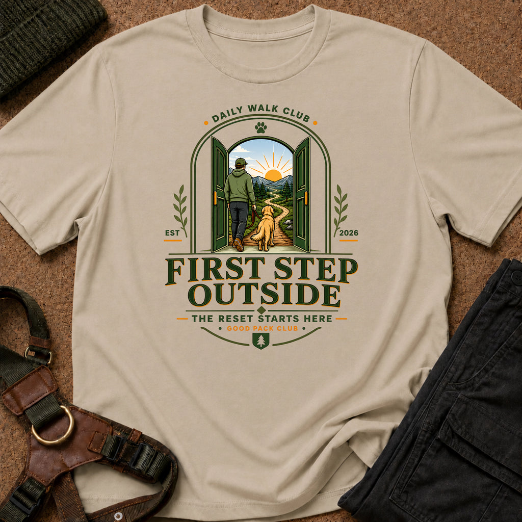 First Step Outside Tee
