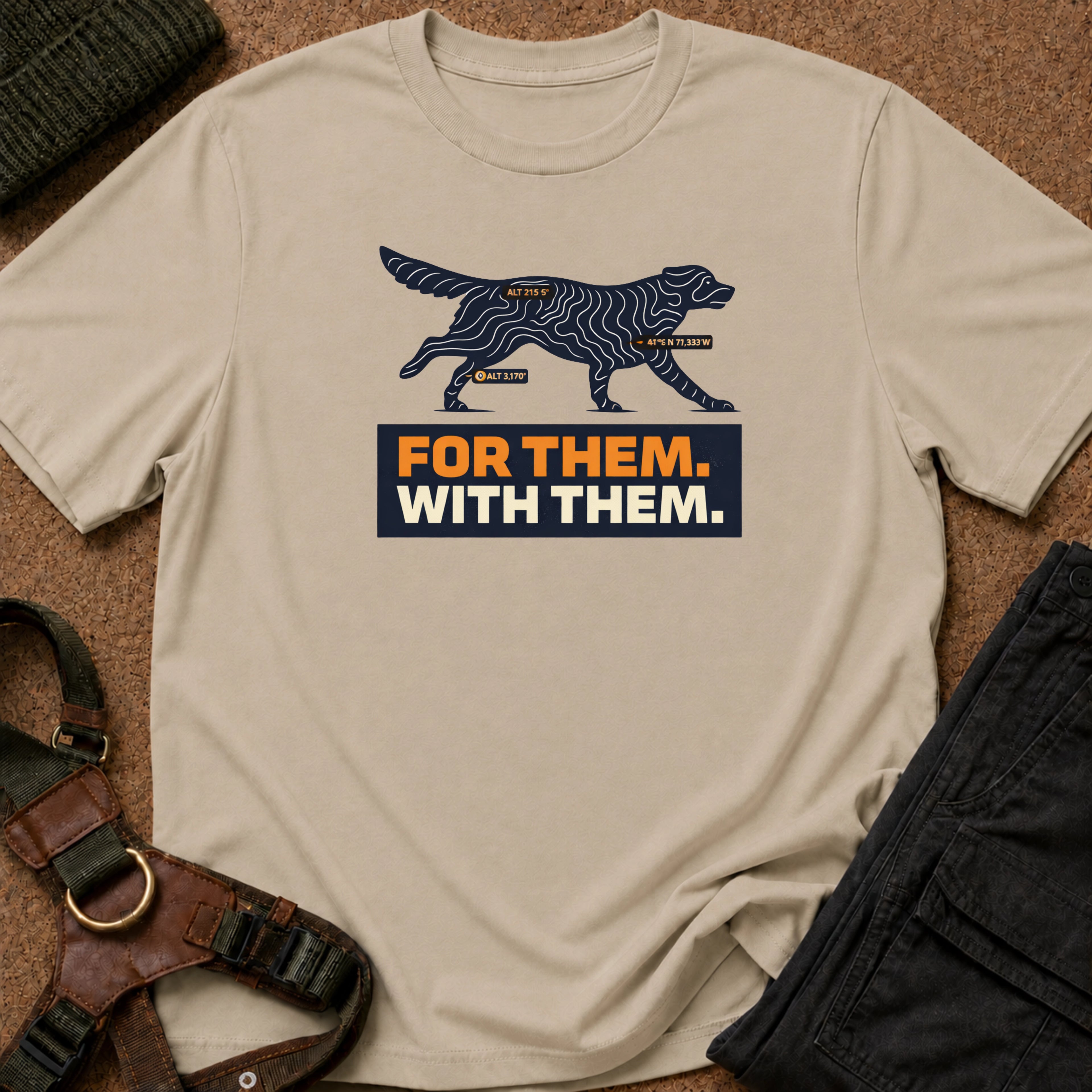For Them. With Them. Tee