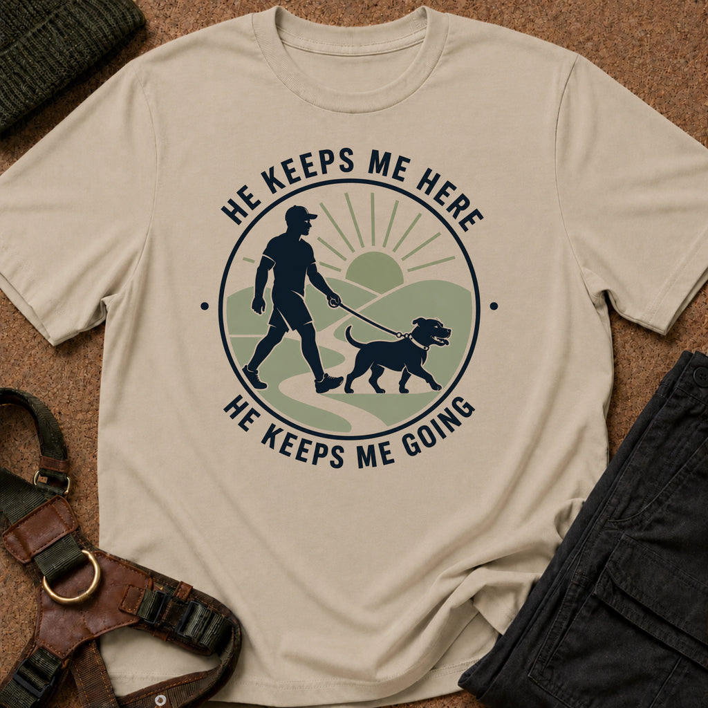 He Keeps Me Going Tee