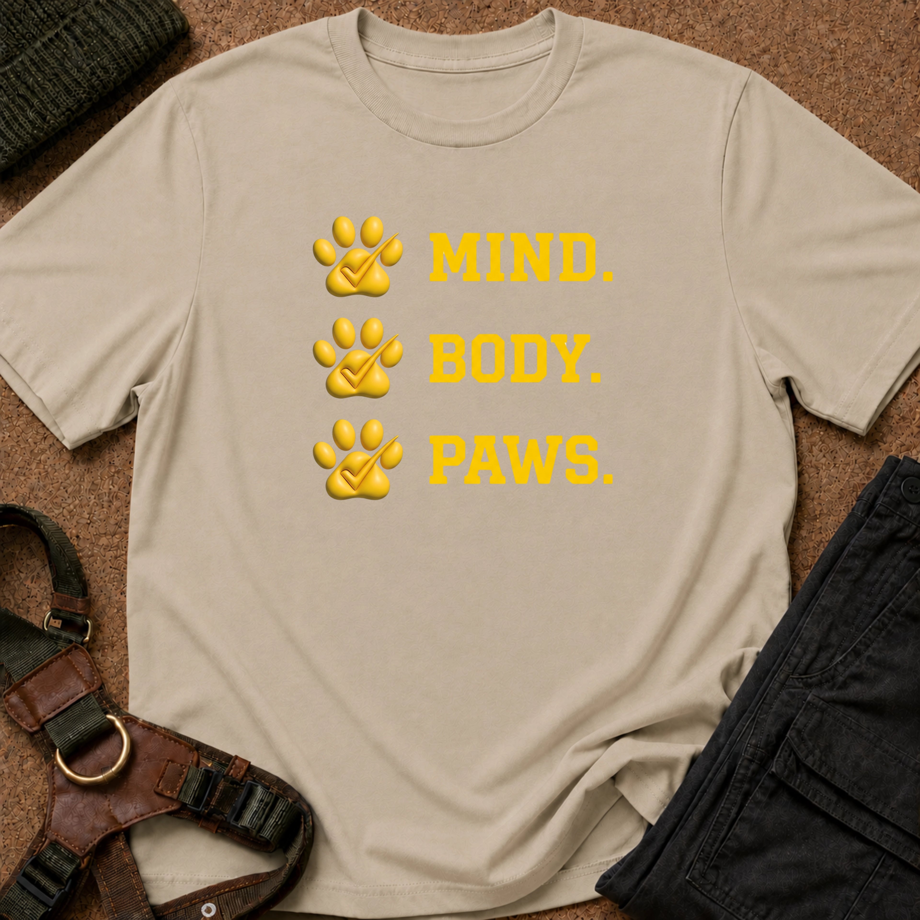 Mind Body Paws Tee