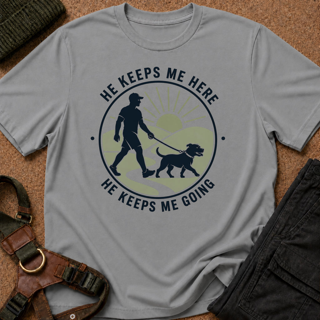 He Keeps Me Going Tee