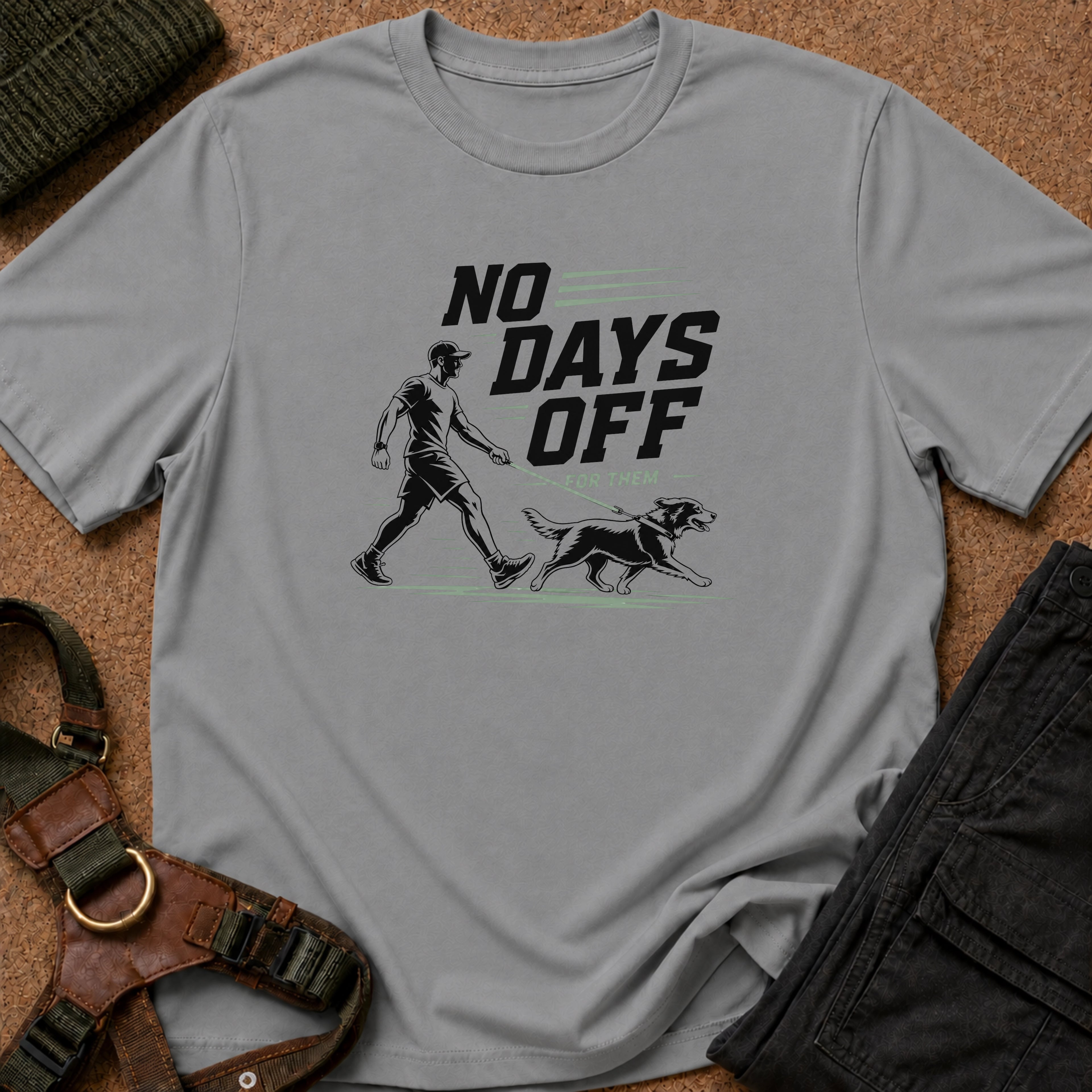 No Days Off - Camiseta masculina