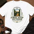 First Step Outside Tee