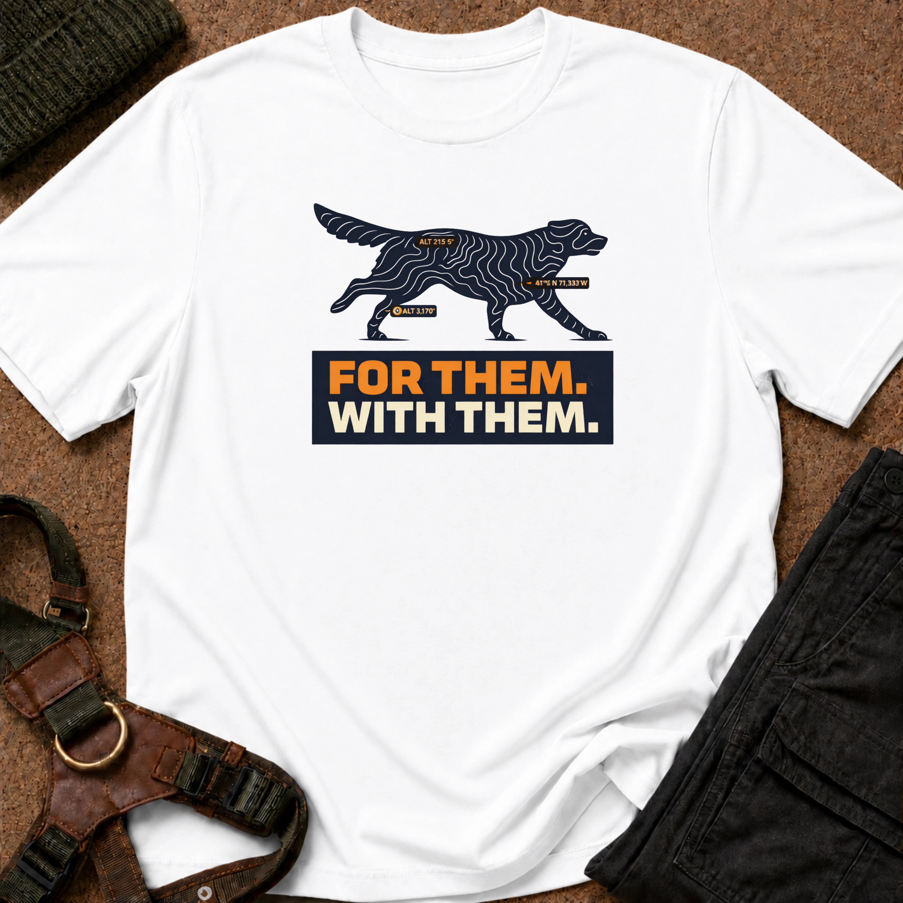 For Them. With Them. Tee