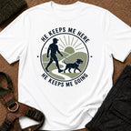He Keeps Me Going Tee