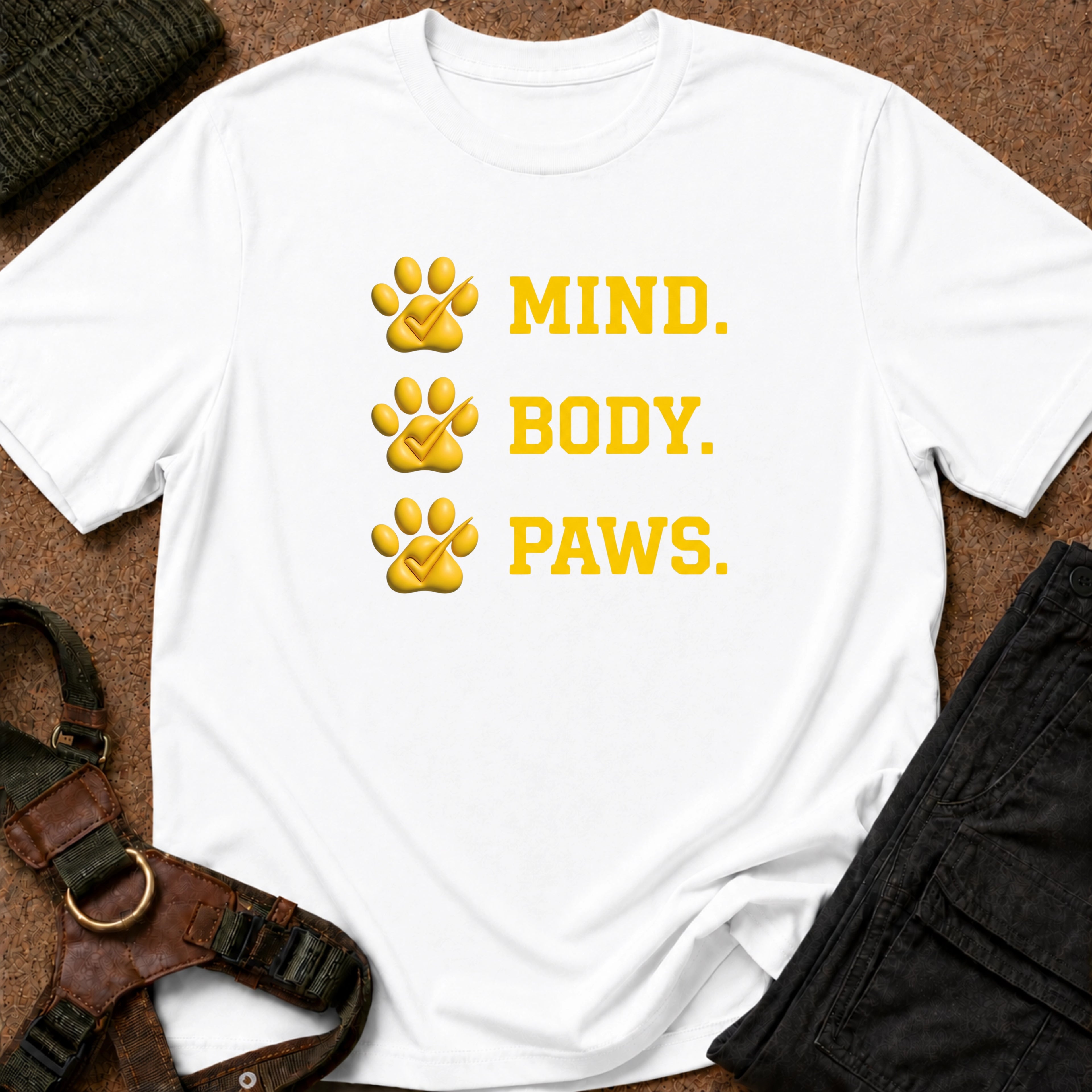 Mind Body Paws Tee